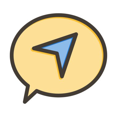 Kişisel ve ticari kullanım için Renk Simgesi Doldurulmuş Vektör Kalın Çizgisini Yeniden Yükselt