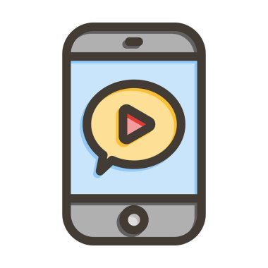 Kişisel ve ticari kullanım için Renk Simgesi Doldurulmuş Canlı Vektör Kalın Çizgisi