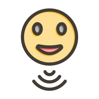 Kişisel ve ticari kullanım için Renk Simgesi Doldurulmuş Vektör Kalın Çizgisi Sohbeti