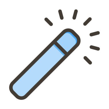 Kişisel ve ticari kullanım için Renk Simgesi Doldurulmuş Vektör Kalın Çizgisi Efekti