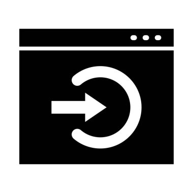 Kişisel ve ticari kullanım için Vektör Kabartma Simgesini Girin