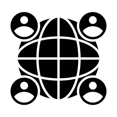 Kişisel ve Ticari Kullanım İçin Dünya Çapında Vektör Sembolü