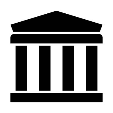 Kişisel ve Ticari Kullanım İçin Parthenon Vektör Kabartma Simgesi