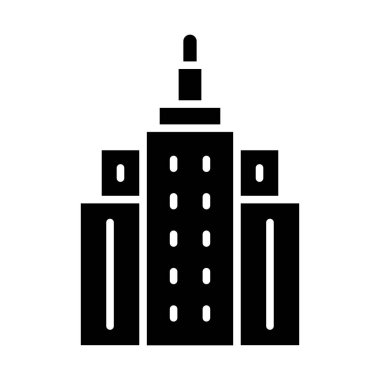 Kişisel ve ticari kullanım için Empire State Binası Vektör Kabartma Simgesi
