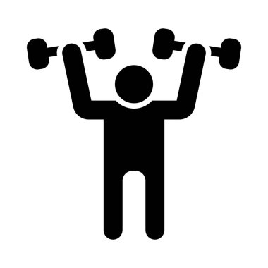 Kişisel ve ticari kullanım için Vektör Kabartma Simgesi Egzersizi