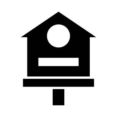 Kişisel ve Ticari Kullanım İçin Kuş Evi Vekil Kabartma Simgesi