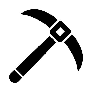 Kişisel ve Ticari Kullanım İçin Kazma Vektörü Kabartma Simgesi