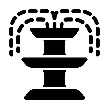 Kişisel ve ticari kullanım için Kuruluş Vektörü Glyph Simgesi