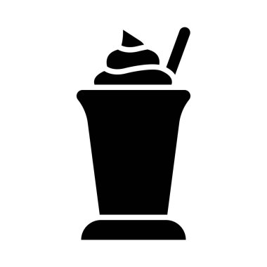 Kişisel ve ticari kullanım için Sundae Vektör Kabartma Simgesi