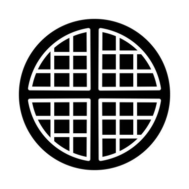 Kişisel ve ticari kullanım için Waffle Vektörü Kabartma Simgesi