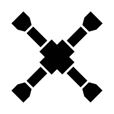 Kişisel ve ticari kullanım için Taşıma Anahtarı Vektörü Glyph Simgesi