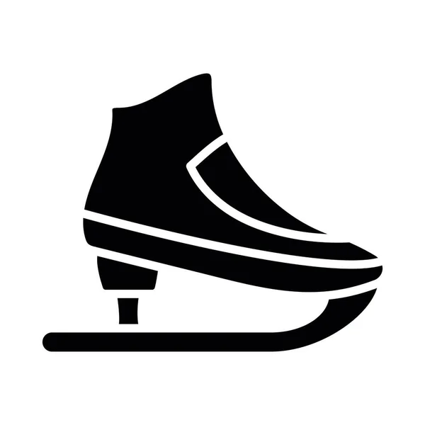 Ikona Wektora Łyżwiarstwa Figurowego Użytku Osobistego Komercyjnego — Wektor stockowy