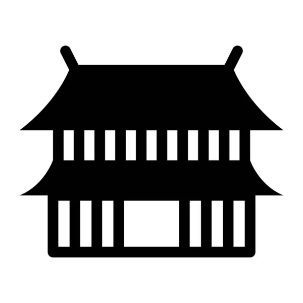Hall Supreme Harmony Vector Glyph Icon Voor Persoonlijk Commercieel Gebruik — Stockvector