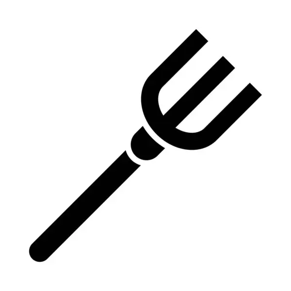 Icône Vectorielle Glyphe Fourche Pour Usage Personnel Commercial — Image vectorielle