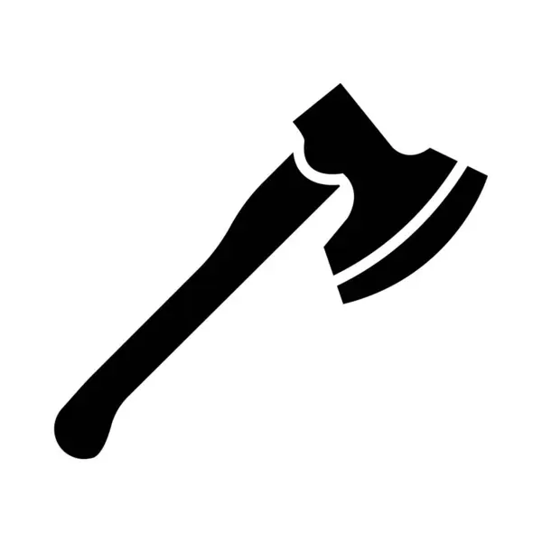 Axe Vector Glyph Icon Para Uso Personal Comercial — Vector de stock