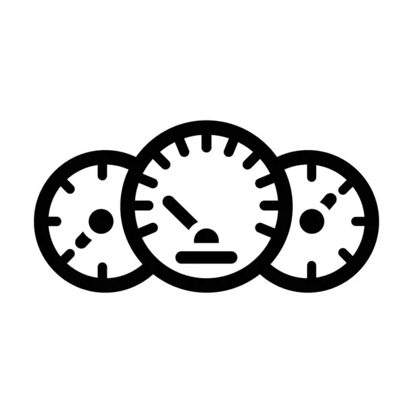 Dashboard Vector Glyph Icon Para Uso Personal Comercial — Archivo Imágenes Vectoriales