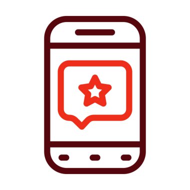 Kişisel ve Ticari Kullanım İçin Favori Vektör Kalın Çizgi İki Renk Simgeleri