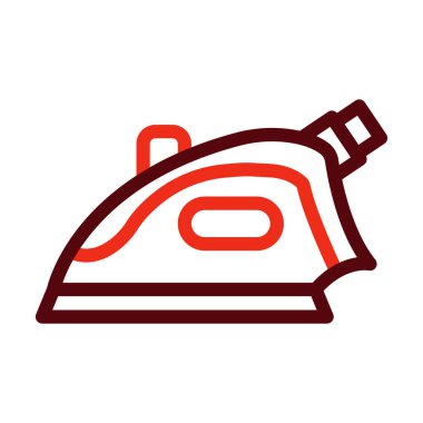 Kişisel ve ticari kullanım için Demir Vektör Kalın Çizgisi İki Renk Simgesi