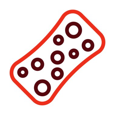 Kişisel ve ticari kullanım için Sabun Vektörü Kalın Çizgisi İki Renk Simgesi