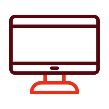 Kişisel ve ticari kullanım için Kalın Çizgi İki Renk Simgelerini İzle