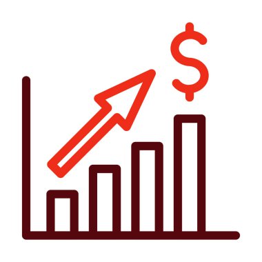 Kişisel ve ticari kullanım için Vektör Kalın Çizgi İki Renk Simgesi