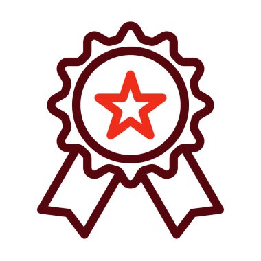 Kişisel ve Ticari Kullanım İçin Üst Düzey Vektör Kalın Çizgisi İki Renk Simgesi