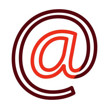 Kişisel ve ticari kullanım için İşaret Vektörü Kalın Çizgisi İki Renk Simgesi