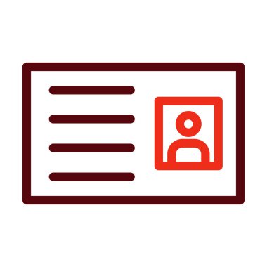 Kişisel ve ticari kullanım için Kalın Satır İki Renk Simgeleri Çalışma Lisansı