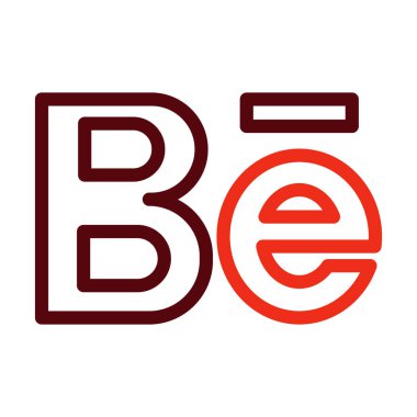 Kişisel ve ticari kullanım için Kalın Satır İki Renk Simgesini Büyüt