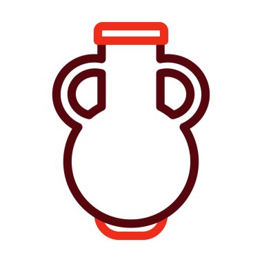 Kişisel ve ticari kullanım için Atıcı Vektör Kalın Çizgisi İki Renk Simgesi