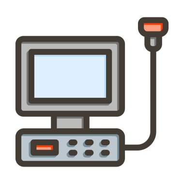 Kişisel ve ticari kullanım için Renk Simgesi Doldurulmuş Ultrason Makinesi Kalın Çizgisi