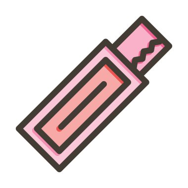 Gum Vektör Kalın Çizgisi Kişisel ve Ticari Kullanım için Renk Simgesi Dolduruldu