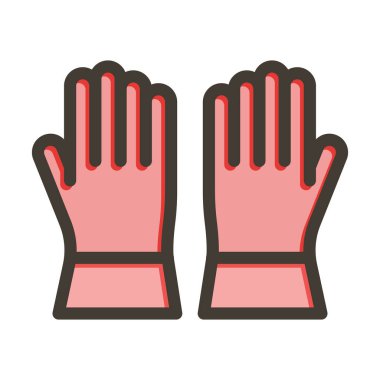 Matkap ucu Kalın Çizgisi Kişisel ve Ticari Kullanım için Renk Simgesi Dolduruldu