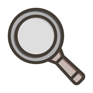 Pan Vektör Kalın Çizgisi Kişisel ve Ticari Kullanım için Renk Simgesi Dolduruldu