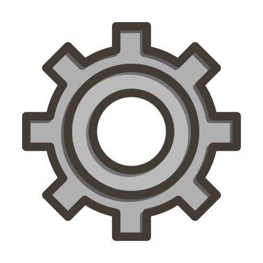 Kişisel ve ticari kullanım için Renk Simgesi Doldurulmuş Vektör Kalın Çizgisi Ayarlanıyor