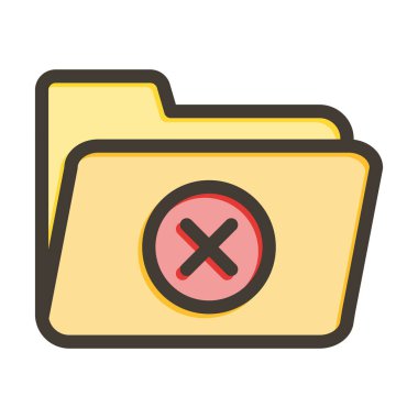 Kişisel ve Ticari Kullanım için Renk Simgesi Doldurulmuş Boş Dizin Vektörü Kalın Satırı