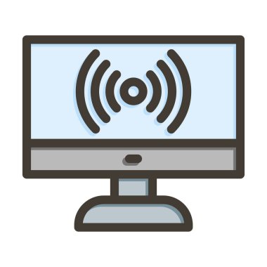 Kişisel ve ticari kullanım için Renk Simgesi Doldurulmuş Canlı Vektör Kalın Çizgisi