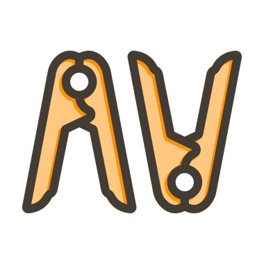 Jumper Vektör Kalın Çizgisi Kişisel ve Ticari Kullanım için Renk Simgesi Dolduruldu