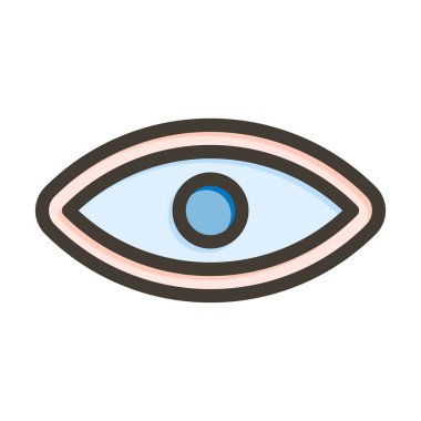 Kişisel ve ticari kullanım için Renk Simgesi Doldurulmuş Vektör Kalın Çizgisini Göster