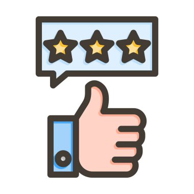 Kişisel ve Ticari Kullanım İçin Renk Simgesi Doldurulmuş İnceleme Vektörü Kalın Satırı