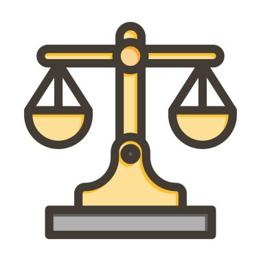 Kişisel ve ticari kullanım için Renk Simgesi Doldurulmuş Vektör Kalın Çizgisini Ölçeklendirir