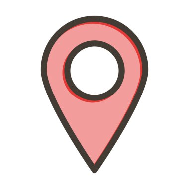 Kişisel ve Ticari Kullanım İçin Renk Simgesi Doldurulmuş İşaretleyici Kalın Çizgisi