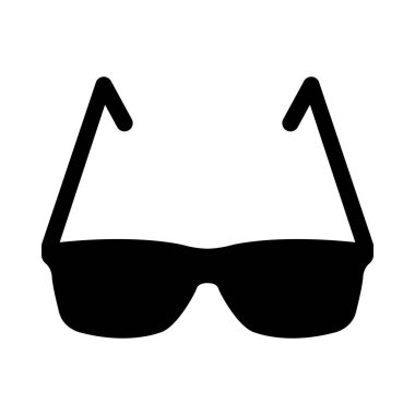 Kişisel ve ticari kullanım için Gözlük Vektörü Glyph Simgesi