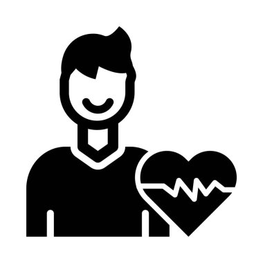 Kişisel ve Ticari Kullanım İçin Sağlık Vektörü Kabartma Simgesi