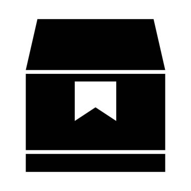 Kişisel ve Ticari Kullanım İçin Paket Vektörü Kabartma Simgesi