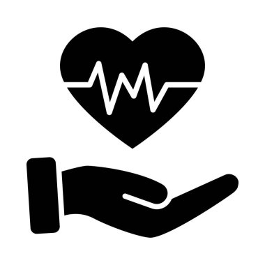 Kişisel ve Ticari Kullanım İçin Sağlık Vektörü Glyph Simgesi