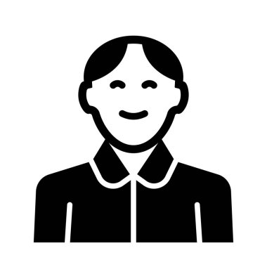 Kişisel ve Ticari Kullanım İçin Yaşlı Vektör Glyph Simgesi