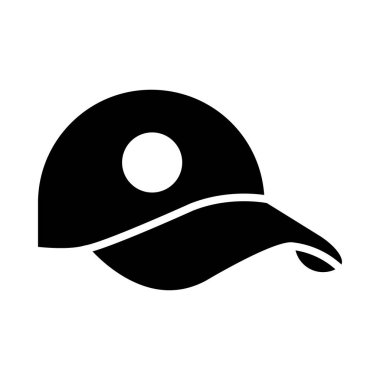 Kişisel ve ticari kullanım için Beyzbol Vektörü Glyph Simgesi