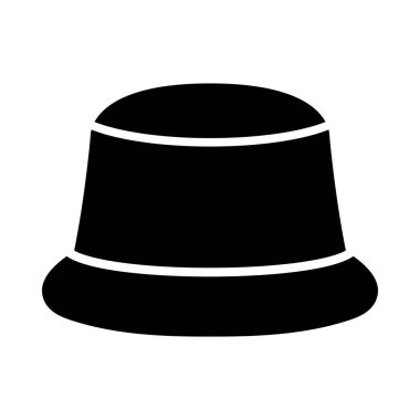 Kişisel ve Ticari Kullanım için Bucket Hat Vektör Kabartma Simgesi