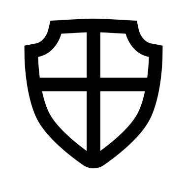 Kişisel ve ticari kullanım için Kalkan Vektörü Kabartma Simgesi